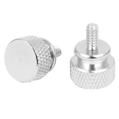 Computer PC Case Fully Threaded Knurled Thumb Screws 6#-32 4pcs