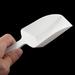 Home Bar Bakery Kitchen Plastic Flour Food Sugar Spice Ice Shovel Scoop 2pcs - White