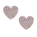 Kate Spade Jewelry | Kate Spade Yours Truly Crystal Heart Earrings | Color: Gold/Pink | Size: Os
