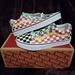 Vans Shoes | New Vans Old Skool Glitter Multi-Colored Checkerboard Shoes | Color: Black/Pink | Size: Various