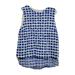 Kate Spade Tops | Kate Spade Live Colorfully Top Women Size Medium | Color: Blue/White | Size: M