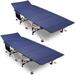 REDCAMP Folding Camping Cot in Blue | 15 H x 28 W x 75 D in | Wayfair RC18116