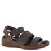 MUK LUKS City Soul - Womens 6.5 Grey Sandal Medium