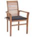 Red Barrel Studio® Patio Dining Chairs Outdoor Folding Chair w/ Cushions Solid Wood Teak Wood in Brown | Wayfair 47B168A161F945168A419CFAE21ABA0B
