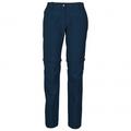 Vaude - Women's Farley Stretch Zip Off Pants II - Trekkinghose Gr 42 - Short blau