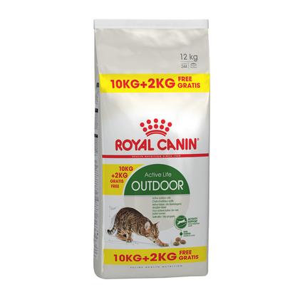 10+2kg Free Outdoor Cat Royal Canin Dry Cat Food