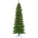 Christmas Time 6.5-Ft Prelit Winter Wonderland Slim Green Christmas Tree with EZ Connect Multi Color LED Lights - N/A