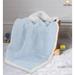 Luxurious Cotton Unisex Baby Blanket Waffle Weave with Sherpa Backing Soft Cozy 30''x40'' Receiving Crib Stroller Nap Blanket