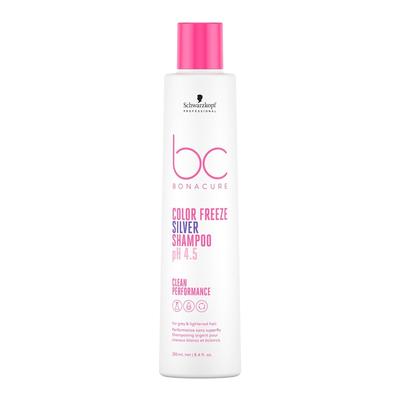 Schwarzkopf Professional BC BONACURE pH 4.5 Color Freeze Silver Shampoo 250 ml Image