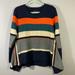 Anthropologie Sweaters | Anthropologie - Le Fee Verte Color Block/Stripe Zip Sweater | Color: Blue/Orange | Size: M