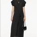 Zara Dresses | New $129 Zara Limited Edition Draped Polka Dot Dress Small 8612/743 Nwt | Color: Black/White | Size: S