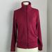 Adidas Tops | Adidas Trefoil 3 Stripes Zip Up Sweatshirt S | Color: Red | Size: S