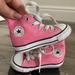 Converse Shoes | Converse Hi-Top Baby Girls Sneakers Sz 4 | Color: Pink/White | Size: 4g