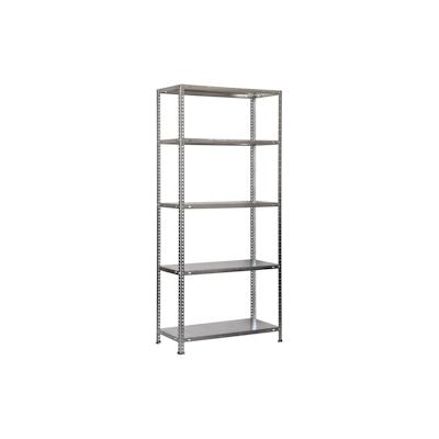 Proregal Schraubregal Panda | HxBxT 180x90x30cm | Fachlast 100kg | Grau Image