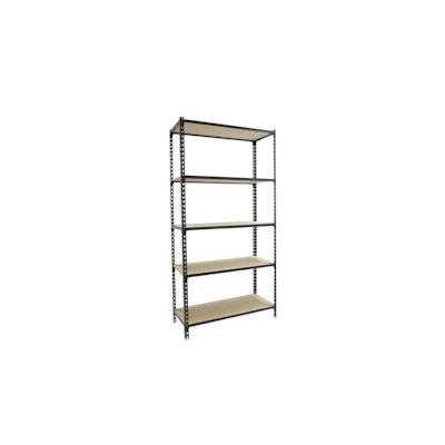 PROREGAL Schwerlastregal Muli | HxBxT 180x90x40cm| Fachlast 150kg | Anthrazit | Lagerregal Kellerregal Werkstattregal Metallregal Image