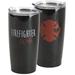 Dicksons Inc Firefighter Wife 20oz Double Wall Stainless Steel Travel Tumbler Stainless Steel in Black/Gray/Red | 7 H in | Wayfair SSTUMB-71
