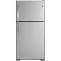 GE Appliances GE 66.38" H Top Freezer 19.2 cu. ft. Refrigerator, Stainless Steel in Gray | 66.38 H x 29.75 W x 34.5 D in | Wayfair GTS19KYNRFS