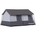Outsunny 10 Person Tent Steel in Gray | 92.25 H x 168 W x 122 D in | Wayfair A20-275CG