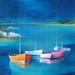 Longshore Tides Coastal Sailboats - Wrapped Canvas Graphic Art Canvas | 20 H x 20 W x 1.25 D in | Wayfair EEFFE41B5AE94094BD149F8288C1ED1D