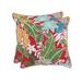 Red Barrel Studio® Outdoor Square Pillow Cover & Insert Polyester/Polyfill blend | 16.5 H x 16.5 W x 5 D in | Wayfair
