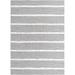 Gray 108 x 76 x 0.5 in Area Rug - Corrigan Studio® Contemporary Eiryn Area Rug Color Cotton | 108 H x 76 W x 0.5 D in | Wayfair