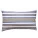 Jiti Outdoor Cabin Lodge Thick Horizontal Stripe Patterned Waterproof Rectangle Lumbar Pillows 12 x 20