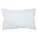 Jiti Indoor Farmhouse Country Solid Color Flange Edge Matka Silk Rectangle Lumbar Pillows Cushion for Sofa Chair 12 x 20