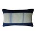 Jiti Indoor Patchwork Solid Color and striped Patterned Cotton Accent Rectangle Lumbar Pillows 12 x 20