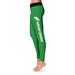 Women's Green North Texas Mean Solid Yoga Leggings