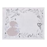 Harper Orchard Noxon Polyester Baby Blanket in Brown/Gray/White | 50 H x 40 W in | Wayfair 01E08A5FFD9B41F4B31B38034454C243