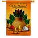 Ornament Collection Puthandu Aazthukal 2-Sided House Flag Metal in Green/Red/Yellow | 40 H x 28 W in | Wayfair OC-FR-H-192484-IP-BO-D-US21-OC