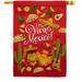 Ornament Collection Viva Mexico 2-Sided House Flag Metal in Brown/Green/Red | 40 H x 28 W in | Wayfair OC-SW-H-192321-IP-BO-D-US20-OC