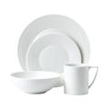 Wedgwood Jasper Conran Strata 16-Piece Set Bone China/Ceramic in White | Wayfair 40021821