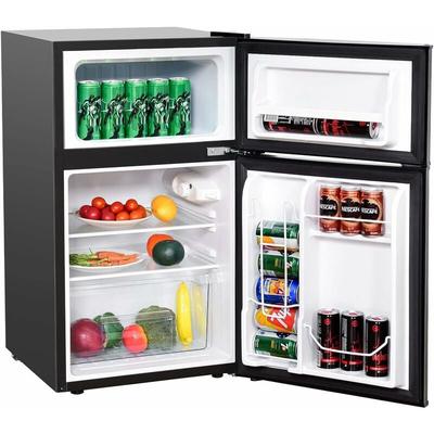 Costway - Réfrigérateur Congélateur 90 L(26L+64L) - Température de Refroidissement Réglable 0 à 10