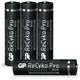 1x4 GP ReCyko Pro NiMH Battery AAA/Micro 800mAh Pro, new (12585AAAHCB-C4)