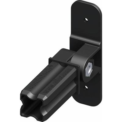 Alfer - Flansch-Verbinder 23,5 mm schwarz Kunststoff Verbinder Steckverbinder Image