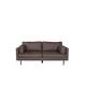 Venture Home 18045-767 Sofa, 80% Mikrofaser, Metall, Schwarz, Braun