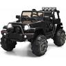 Costway - Macchina Cavalcabile 12 v per Bambini, Jeep Elettrica Cavalcabile con Luci led, lettore