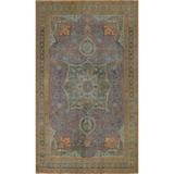 Over-dyed Traditional Tabriz Persian Area Rug Handmade Wool Carpet - 6'1" x 9'7"