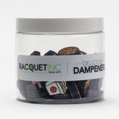 Racquet Inc Delicious Dampeners Jar Of 60 Vibration Dampeners Assortment 3