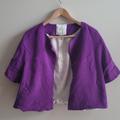 Kate Spade Jackets & Coats | Kate Spade Purple Capelet Jacket (10) | Color: Purple | Size: 10