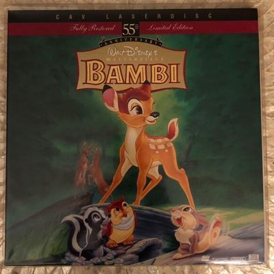 Disney Media | Bambi 55th Anniversary Laser Disc Movie | Color: Green | Size: Os