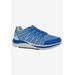 Wide Width Women's Balance Sneaker by Drew in Blue Mesh Combo (Size 8 W)