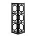 Highland Dunes Rumbell 38.5" H x 12" W Corner Bookcase Wood in Black | 38.5 H x 12 W x 12 D in | Wayfair EE6DF45B0ADC41EFA00F59394A330354