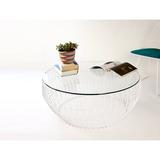 Bend Goods Coffee Table Base Metal in White | 16 H x 36 W x 36 D in | Wayfair 36COFFEETABLEWH