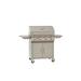 Bull Outdoor Products Lonestar 4-Burner Propane Gas Grill w/ Cabinet Stainless Steel in Gray | 48.5 H x 56.5 W x 25 D in | Wayfair 87001