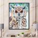 East Urban Home An Owl w/ Spotted White & Black Feathers I - Painting on Canvas Plastic in Black/Brown/Green | 44 H x 34 W x 1.5 D in | Wayfair