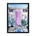 East Urban Home Pink Door of Tropical House - Painting on Canvas in Green/Pink | 20 H x 12 W x 1 D in | Wayfair D9D3520C6BF34AED98E91685FAEFFF9A