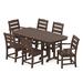 POLYWOOD® Lakeside 7-Piece Outdoor Dining Set Plastic | 71.5 W x 36.75 D in | Wayfair PWS624-1-MA