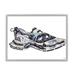Stupell Industries Glam Fashion Running Shoe Sports Chic Sneaker Oversized White Framed Giclee Texturized Art By Ziwei Li | 14 H x 11 W in | Wayfair